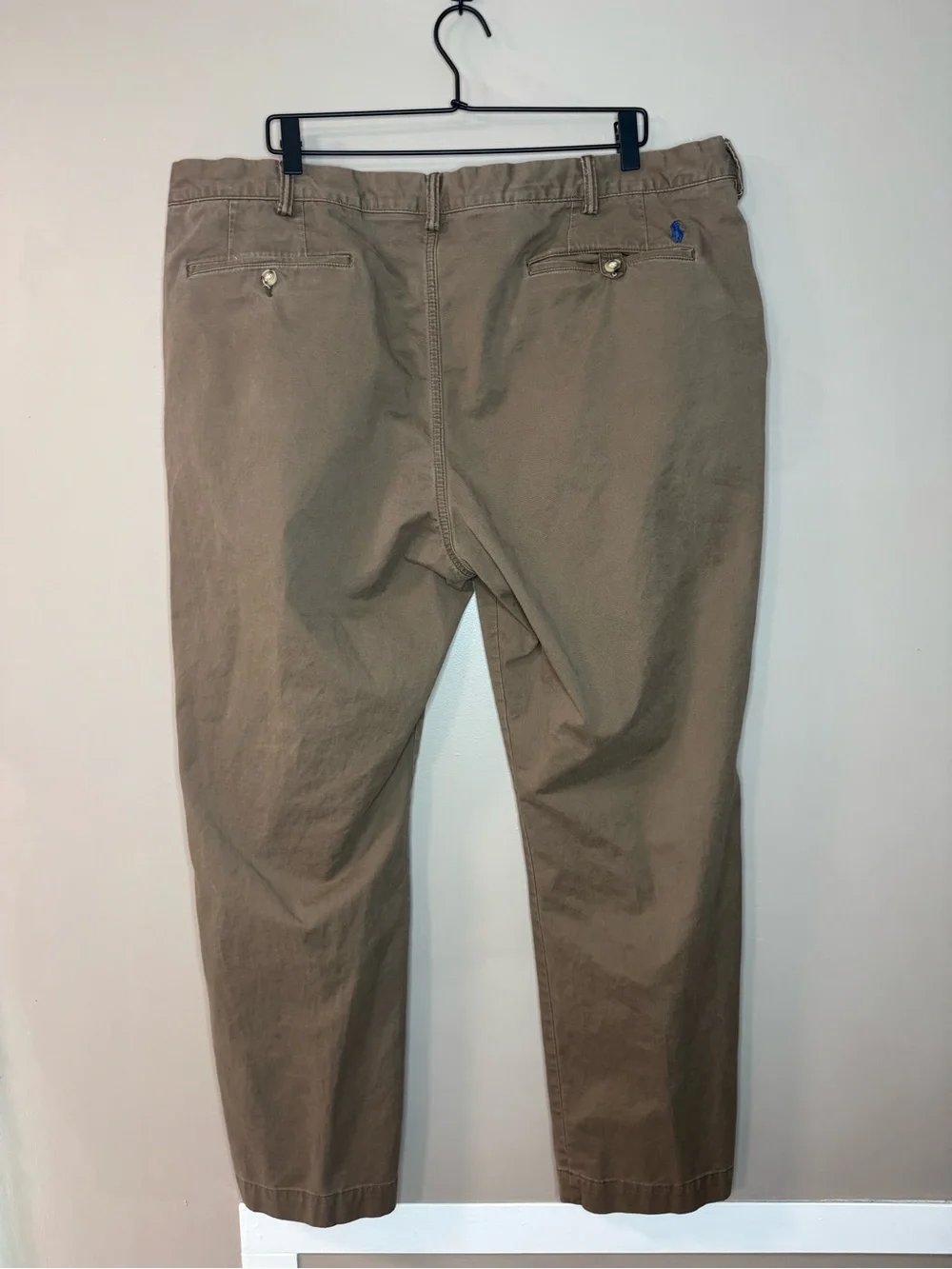 Polo by Ralph Lauren Men's Brown Stretch Straight Fit Chino Pants